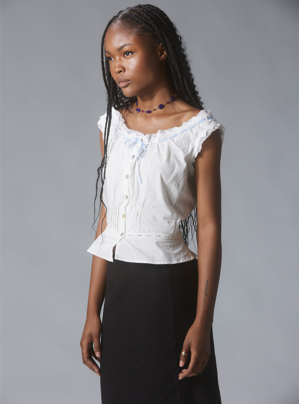 Rue Top - White | UNIF Clothing outlet