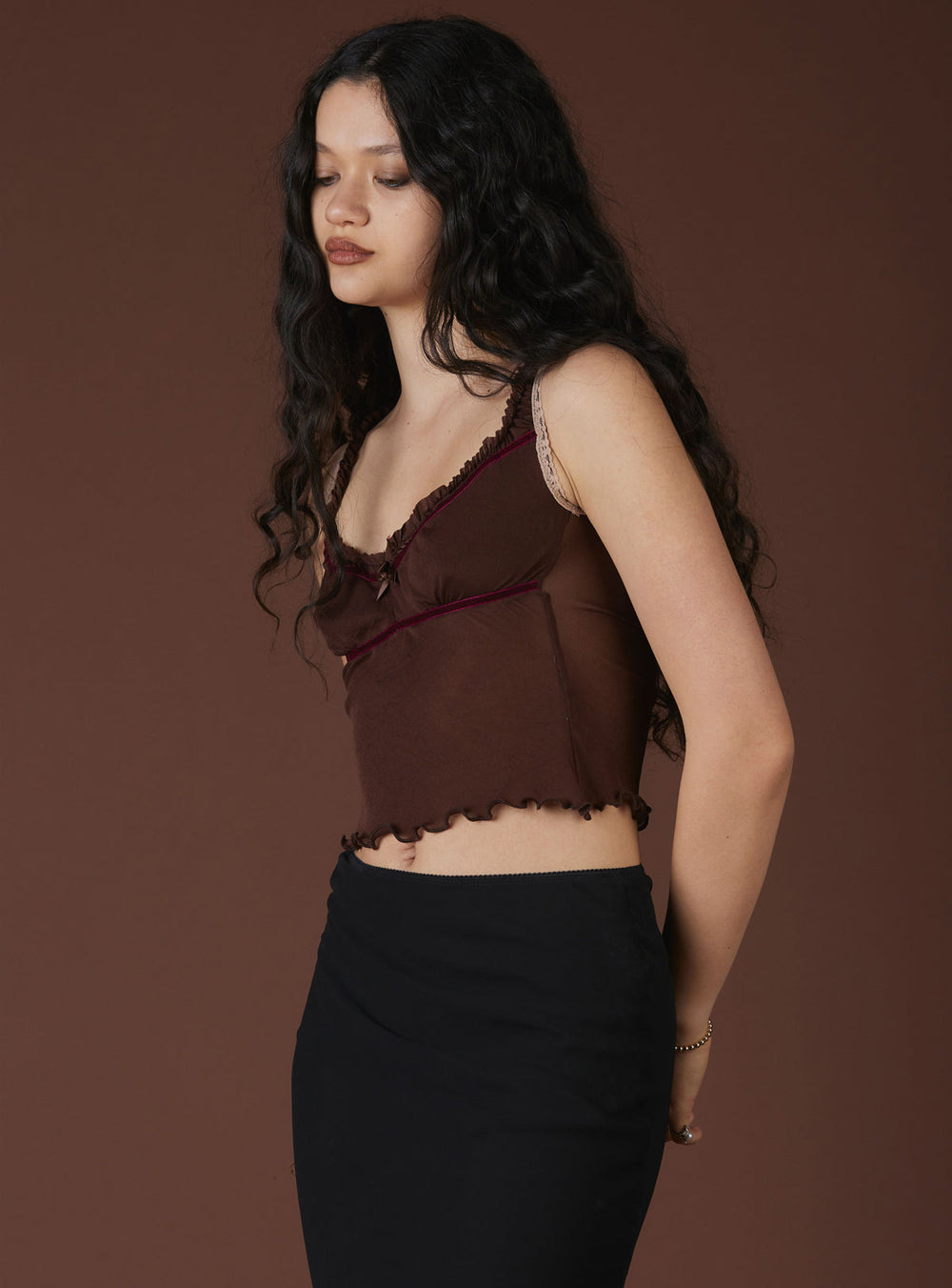 Mars Top - Brown | UNIF Clothing on Sale