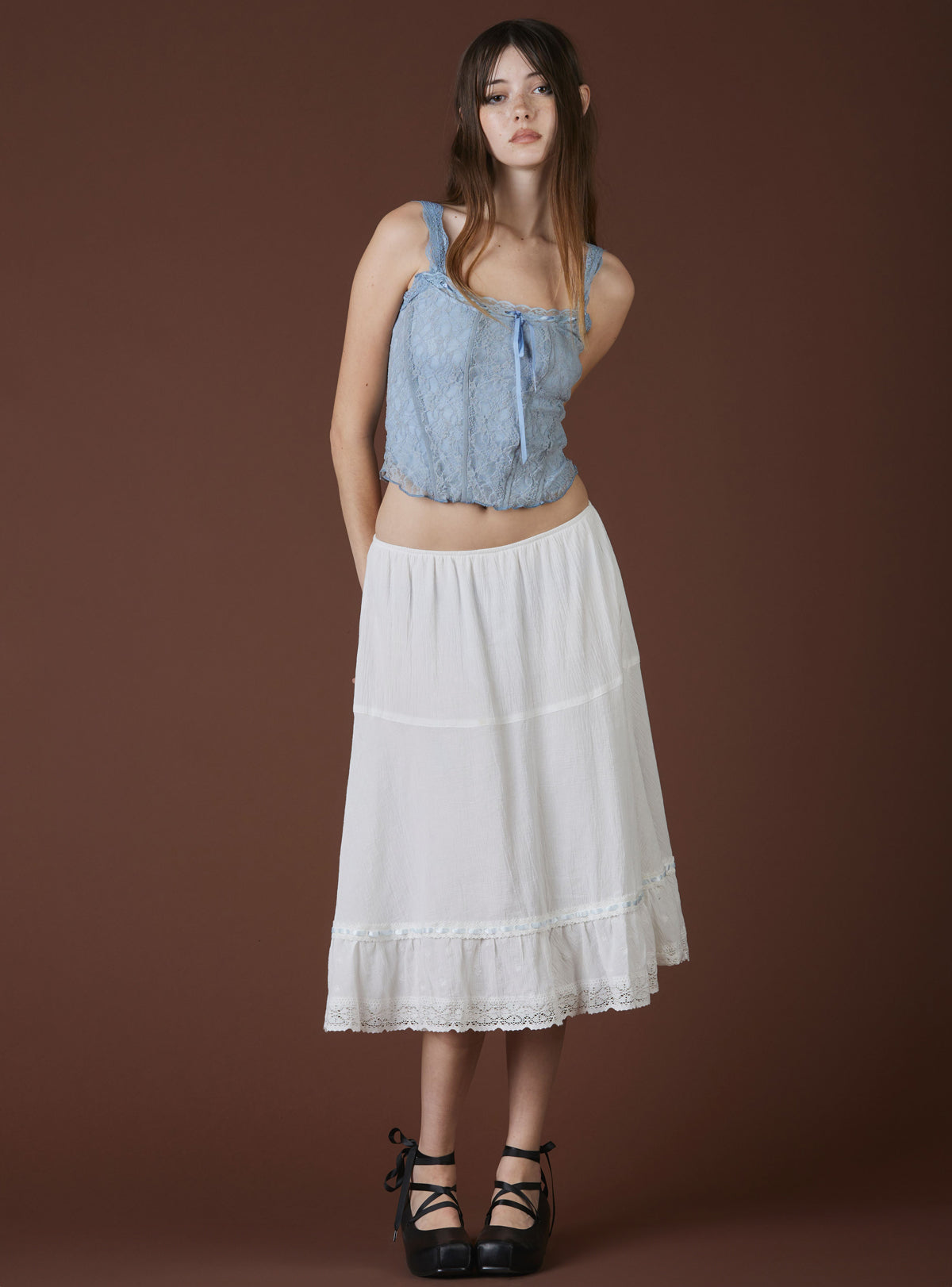 Melody Top - Baby Blue | UNIF Clothing discount