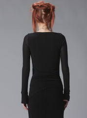 Nexus Top - Black | UNIF Clothing discount