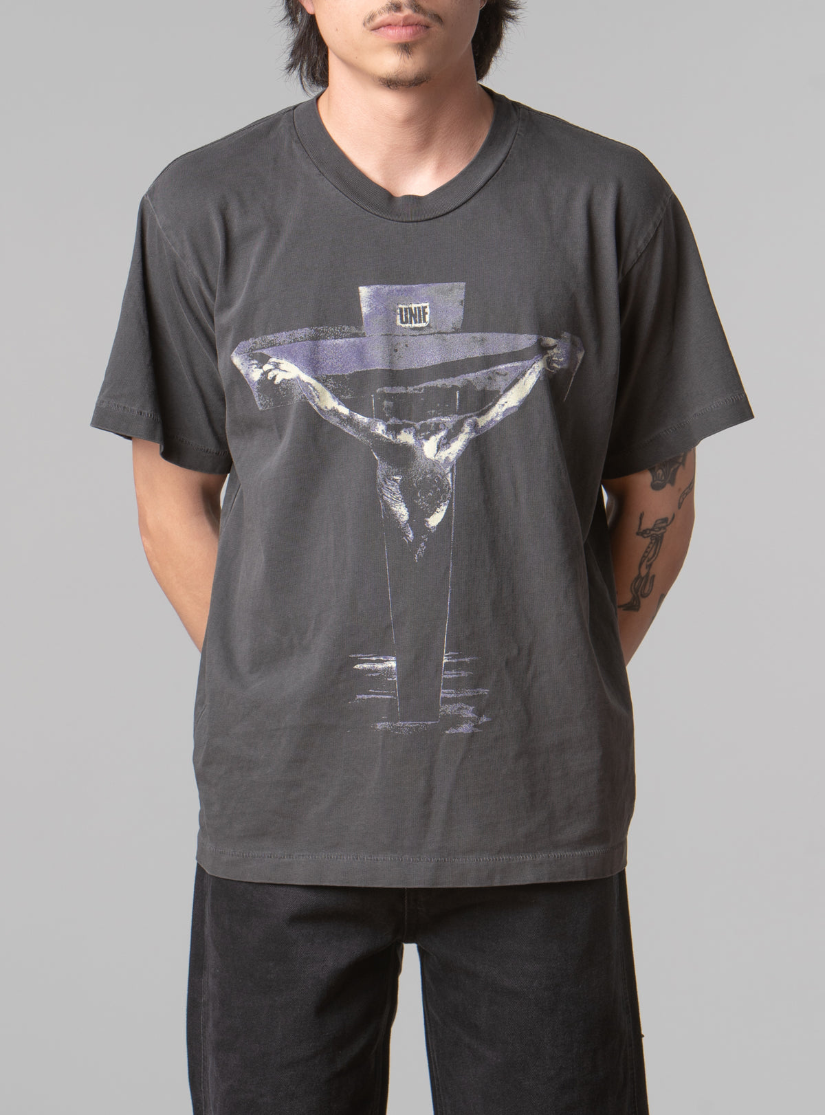 Nail Tee - Vintage Black | UNIF Clothing for Sale