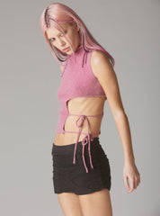 Evie Top - Pink | UNIF Clothing Sale