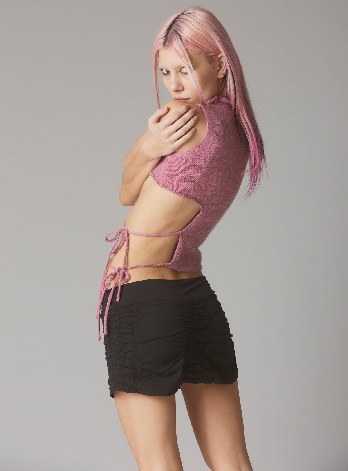 Evie Top - Pink | UNIF Clothing Sale