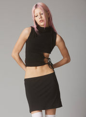 Evie Top - Black | UNIF Clothing on Sale
