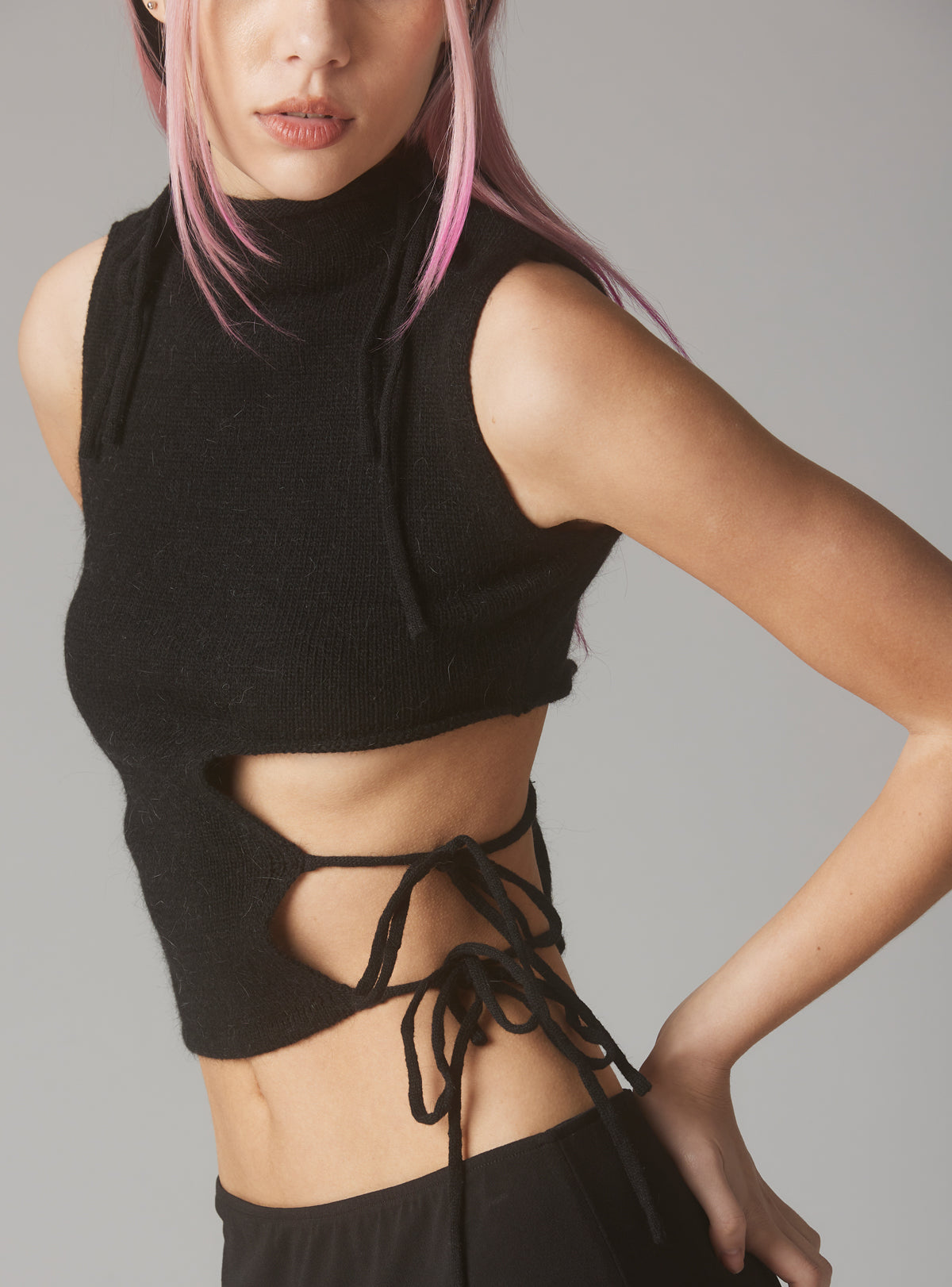 Evie Top - Black | UNIF Clothing on Sale