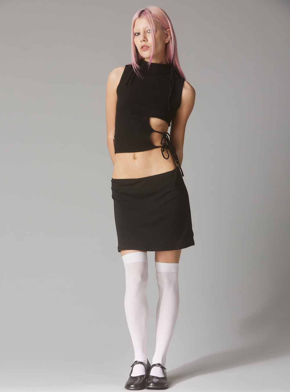 Evie Top - Black | UNIF Clothing on Sale