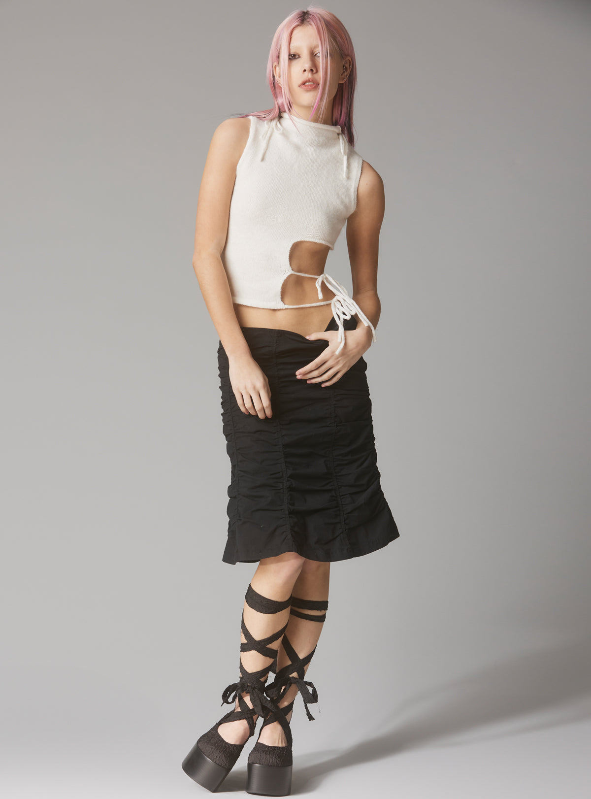 Evie Top - Off White | UNIF Clothing discount