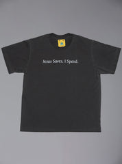 Jesus Saves Tee - Vintage Black | UNIF Clothing for Sale