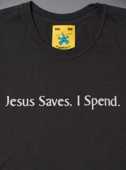 Jesus Saves Tank - Vintage Black | UNIF Clothing Sale