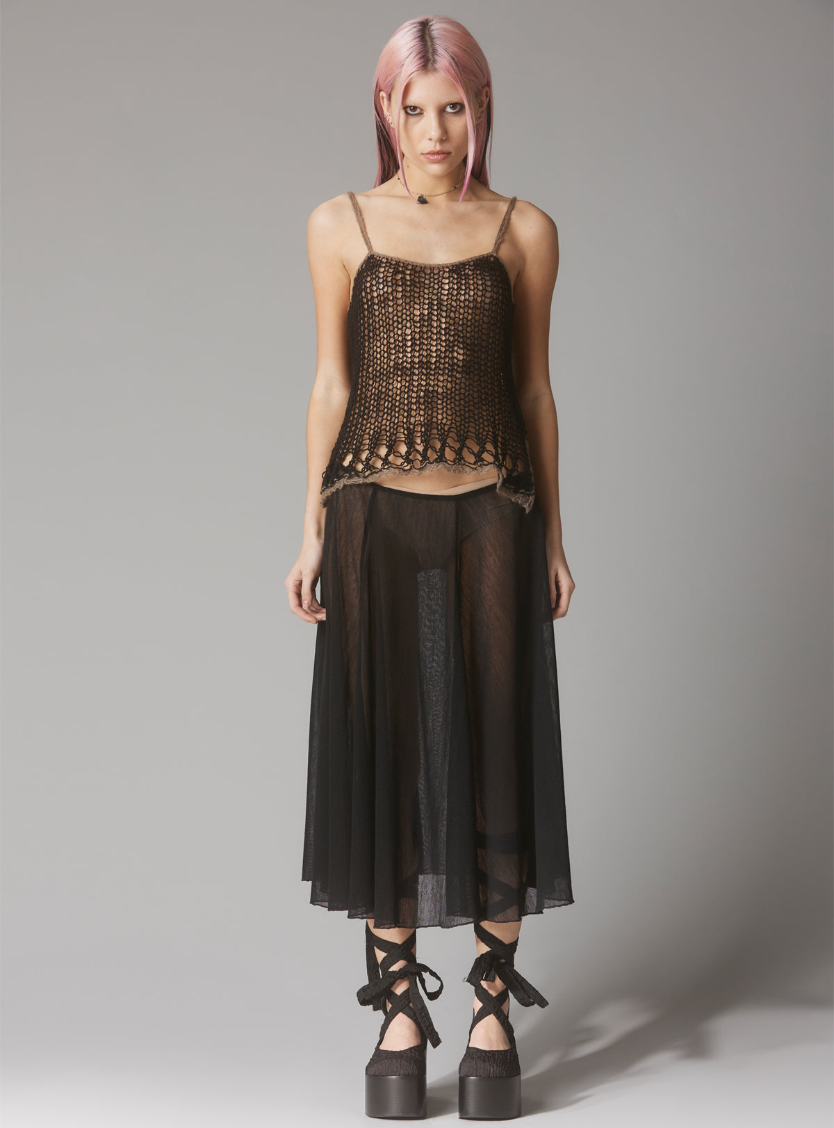 Netic Top - Black | UNIF Clothing on Sale