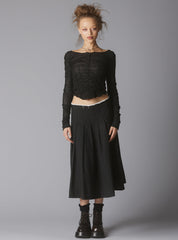 Ripple Top - Black/White | UNIF Clothing outlet