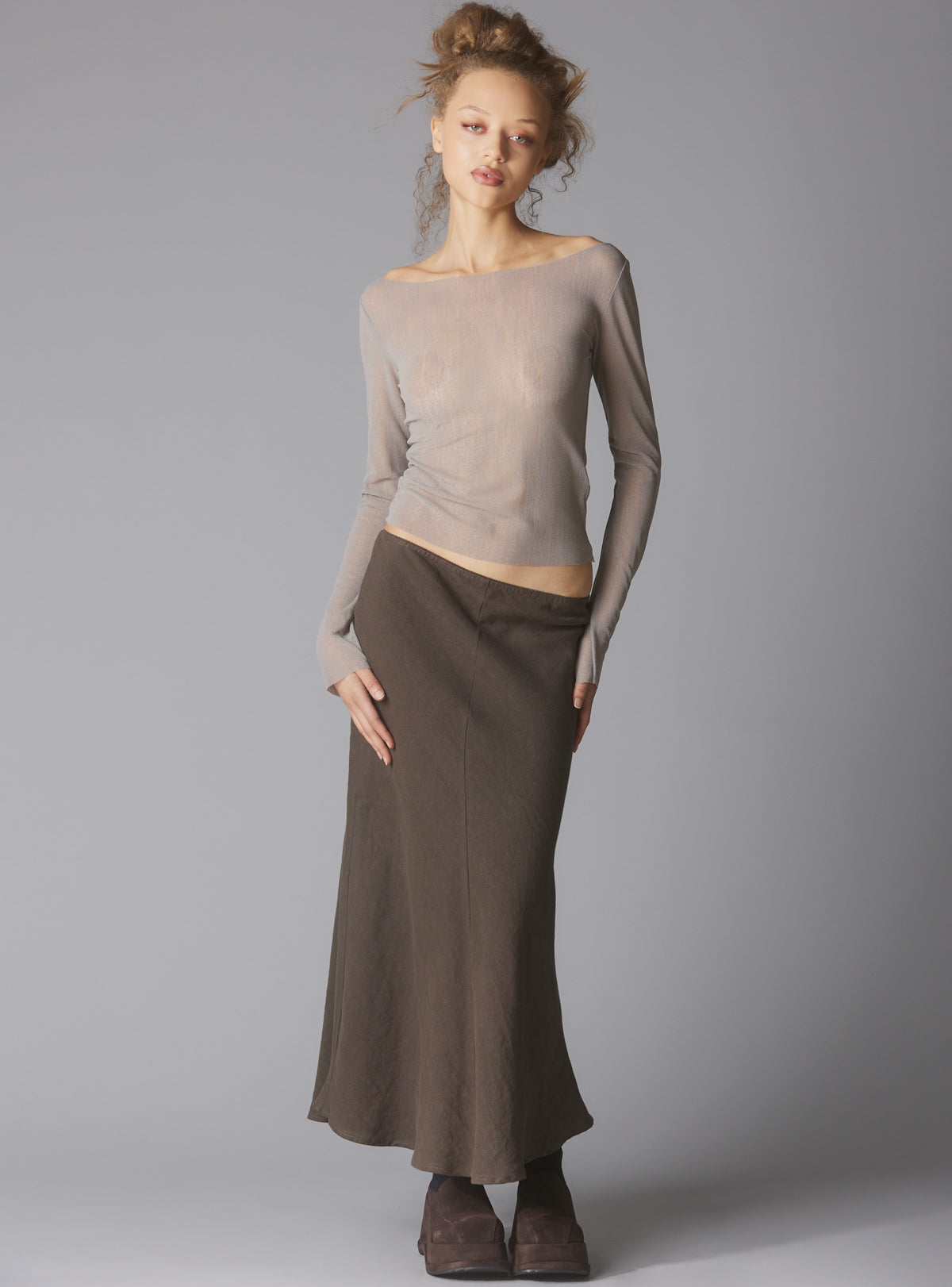 Naal Top - Grey | UNIF Clothing near me