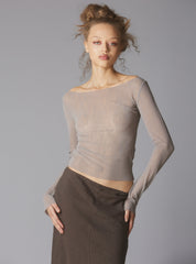 Naal Top - Grey | UNIF Clothing near me