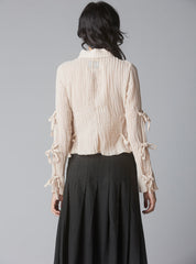 Knot Top - Beige | UNIF Clothing online shop