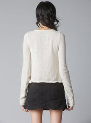Slint Top - White | UNIF Clothing discount
