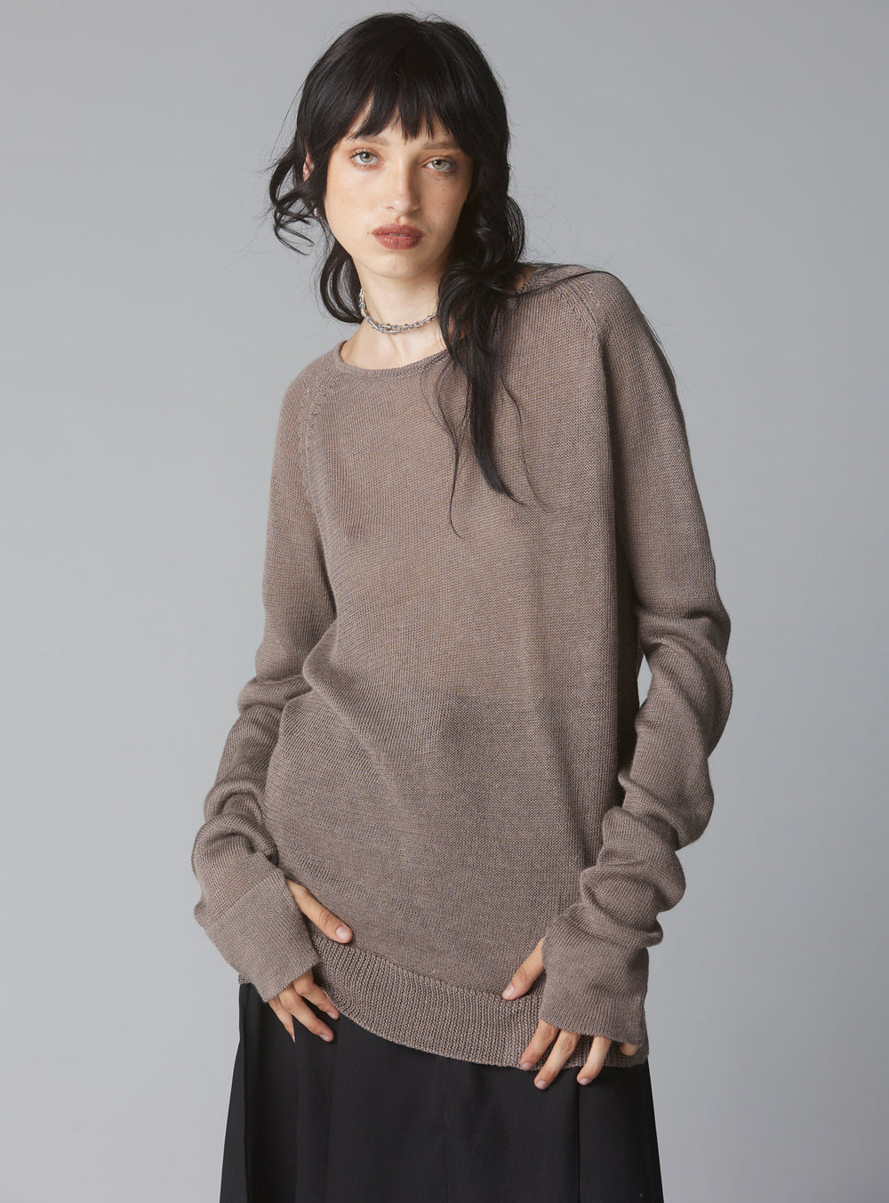 Mogu Sweater - Grey | UNIF Clothing outlet