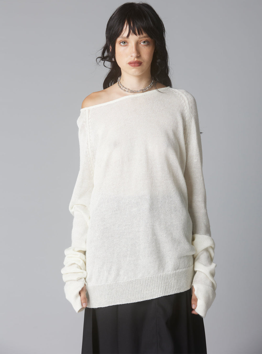 Mogu Sweater - White | UNIF Clothing online shop