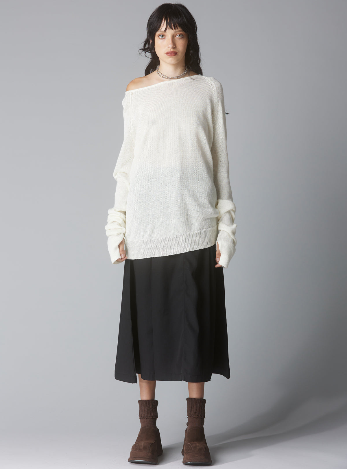 Mogu Sweater - White | UNIF Clothing online shop