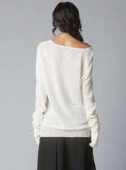Mogu Sweater - White | UNIF Clothing online shop