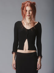 Ras Top - Black | UNIF Clothing on Sale