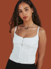 Dew Cami - White | UNIF Clothing for Sale