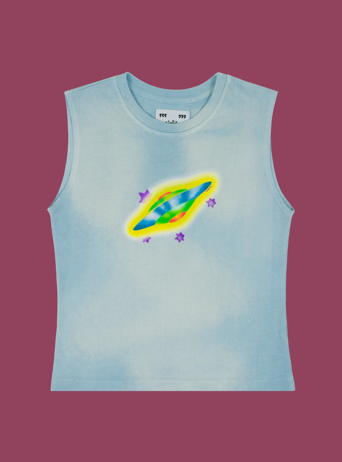 UFO Tank - Sky Tie Dye | UNIF Clothing online shop