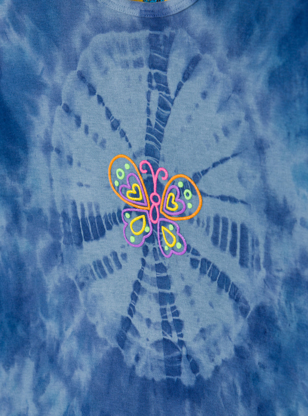 Morpho 3/4 Sleeve - Blue Tie Dye | UNIF Clothing for Sale