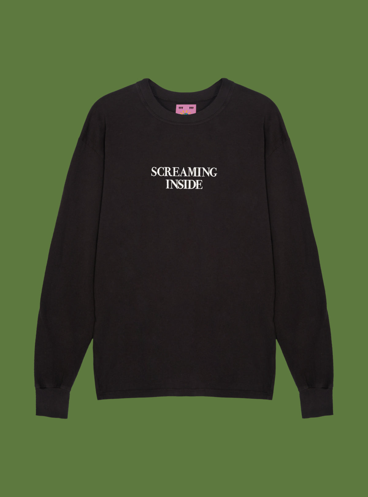 Screaming Inside Long Sleeve - Vintage Black | UNIF Clothing outlet