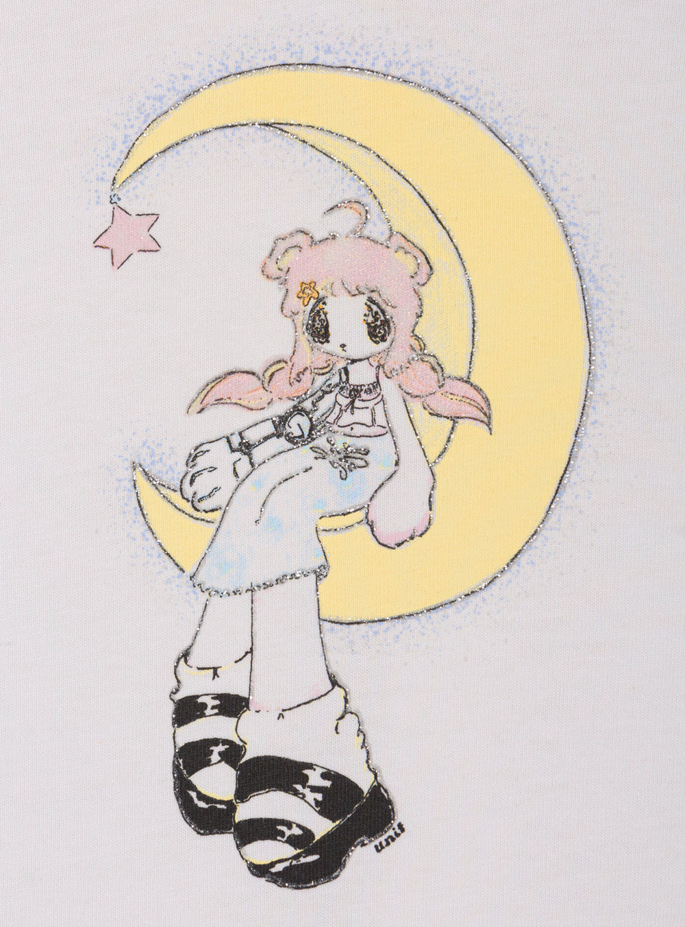 Mayu's Lullaby Baby Tee - Vintage White | UNIF Clothing near me