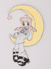 Mayu's Lullaby Baby Tee - Vintage White | UNIF Clothing near me