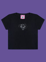 Spin Tee - Black | UNIF Clothing on Sale