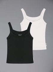 Staple Tank Two-Pack - Black/White | UNIF Clothing near me