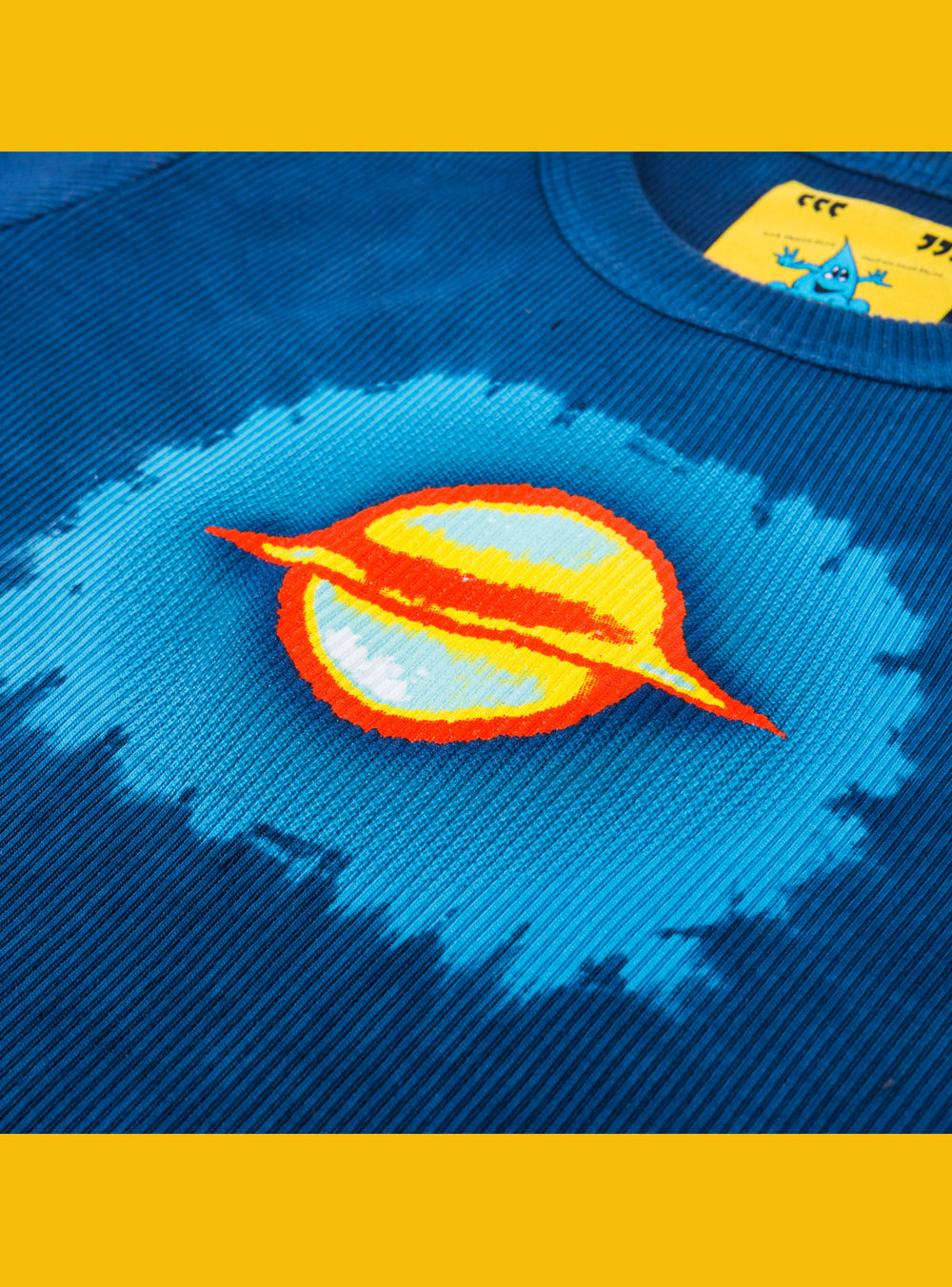 Saturn Baby Tee - Blue Tie Dye | UNIF Clothing for Sale