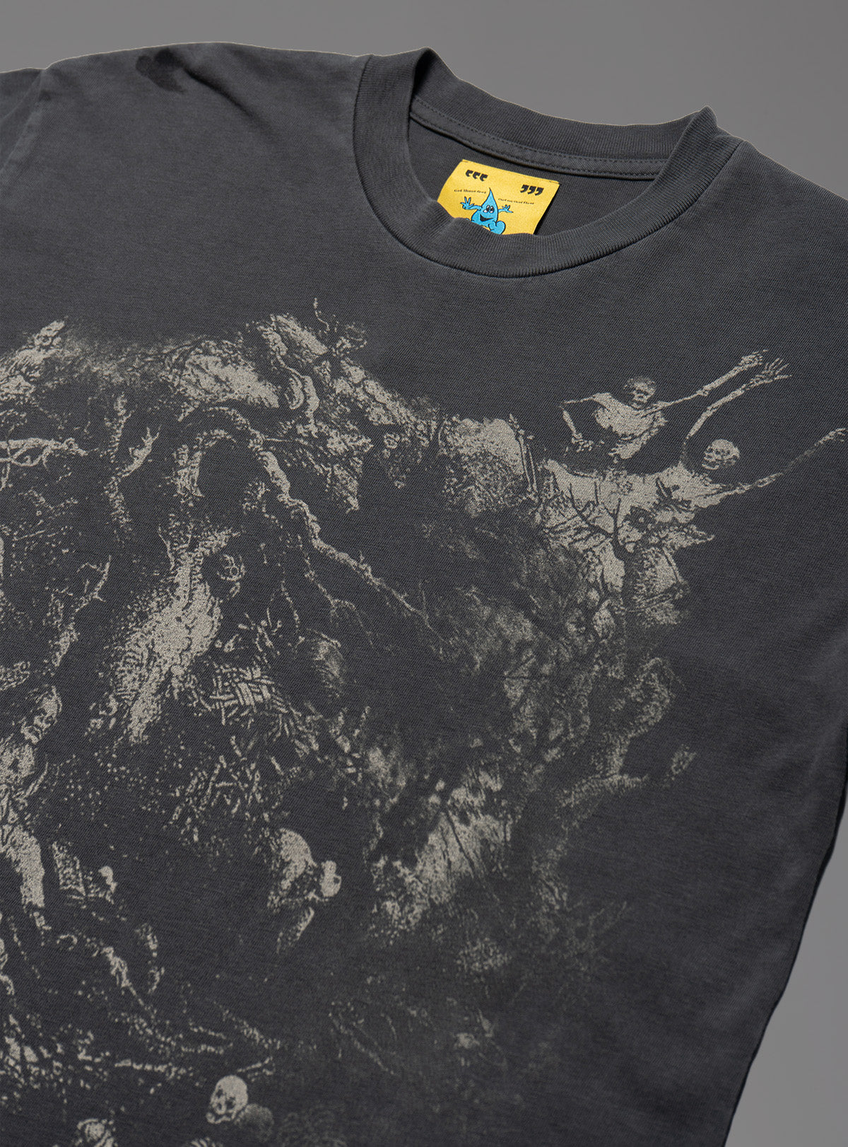 Death Dance Tee - Vintage Black | UNIF Clothing on Sale