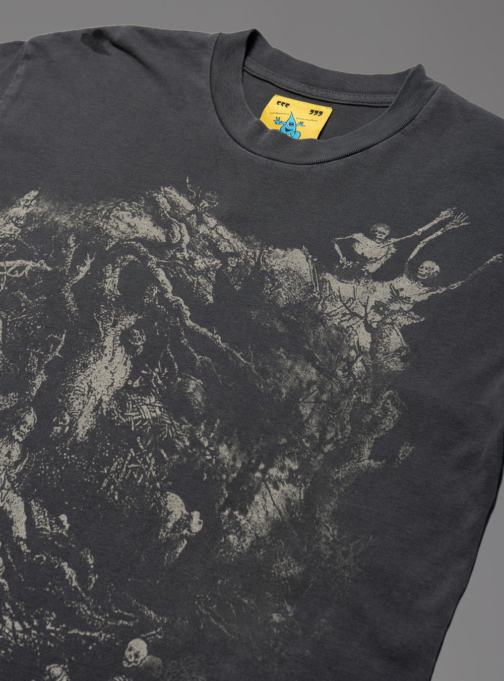 Death Dance Tee - Vintage Black | UNIF Clothing on Sale