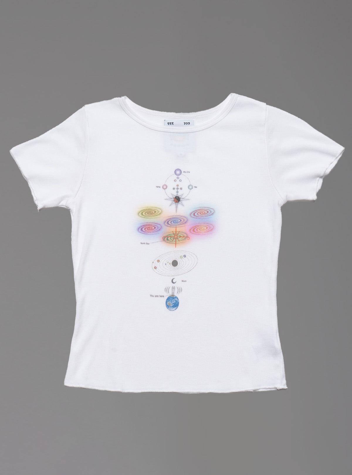 You Are Here Baby Tee - Vintage White | UNIF Clothing discount