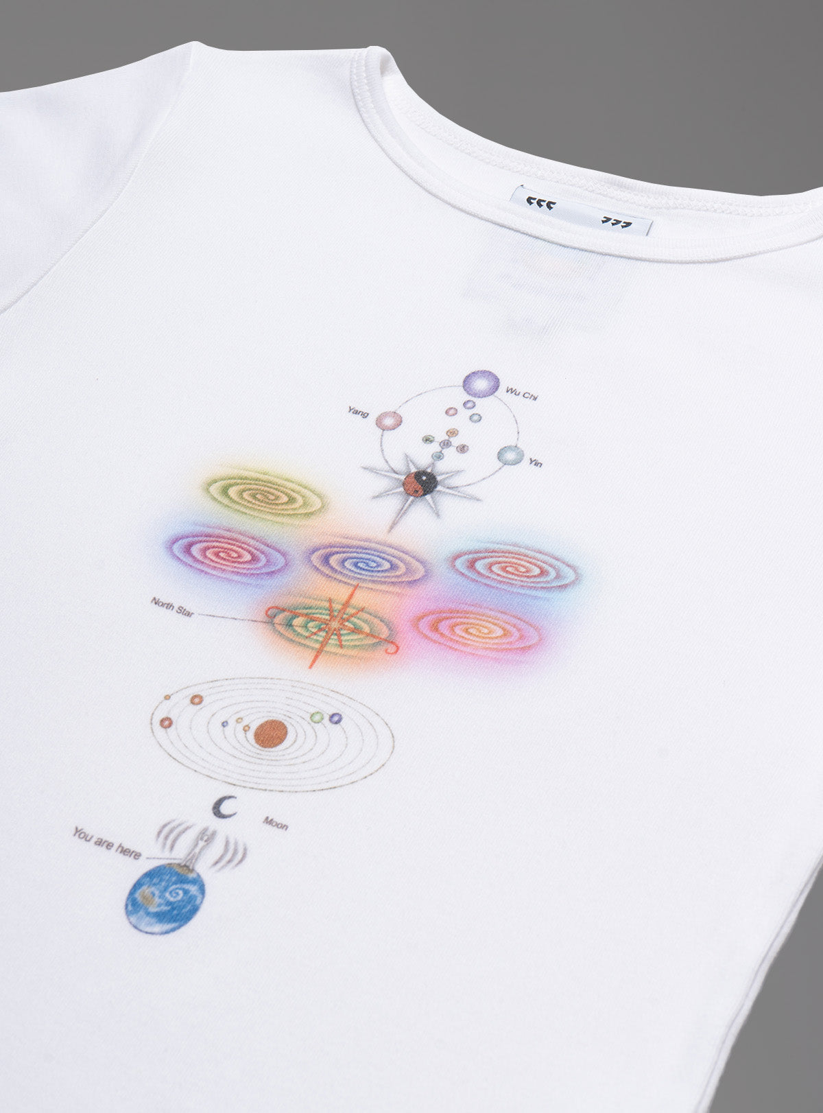 You Are Here Baby Tee - Vintage White | UNIF Clothing discount