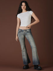 Lucid Flare Jeans - Grey Wash | UNIF Clothing Sale