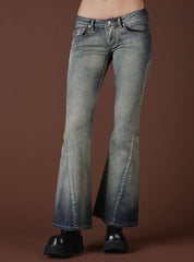 Lucid Flare Jeans - Grey Wash | UNIF Clothing Sale