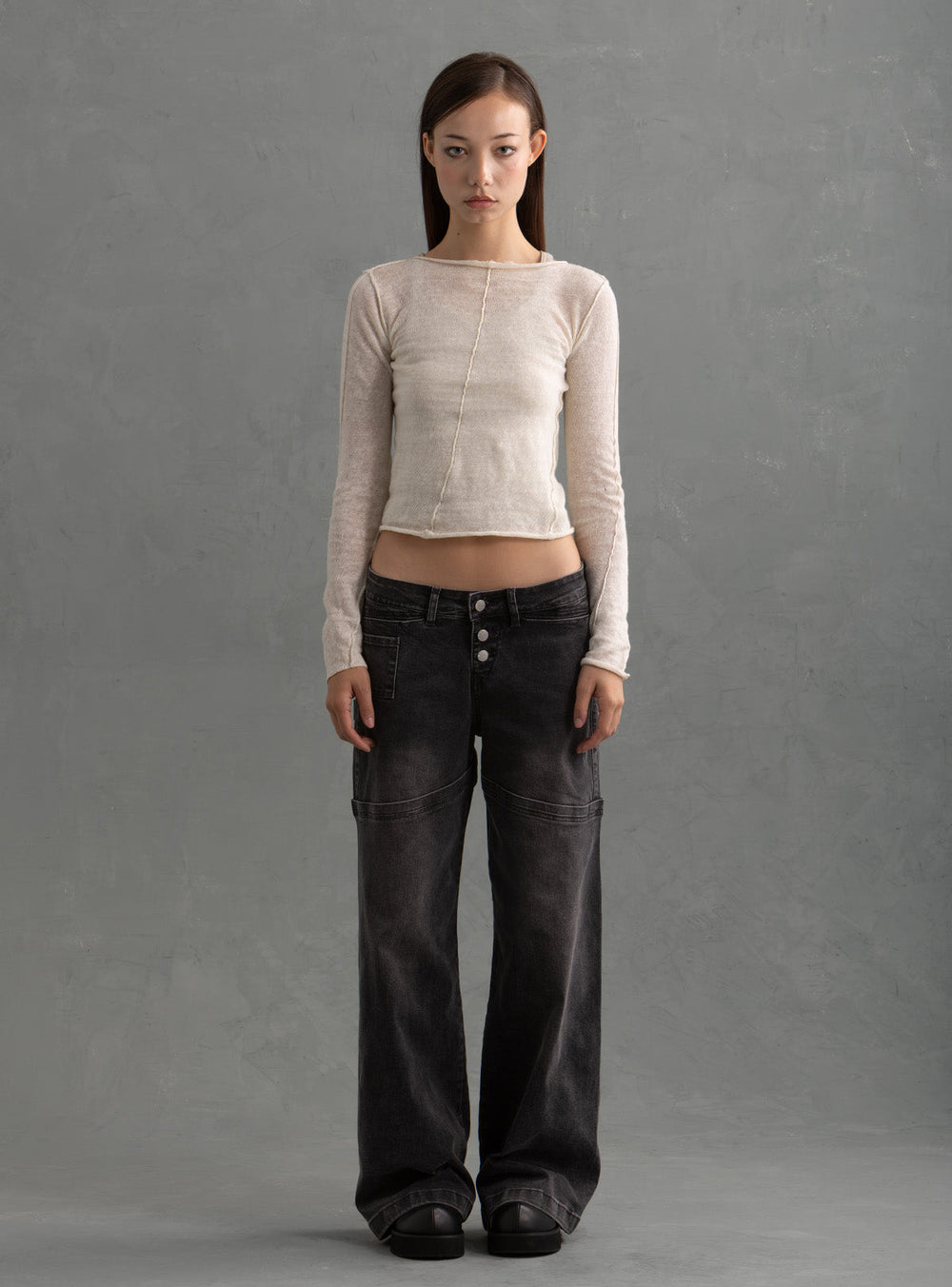 Noid Jean - Grey Wash | UNIF Clothing online