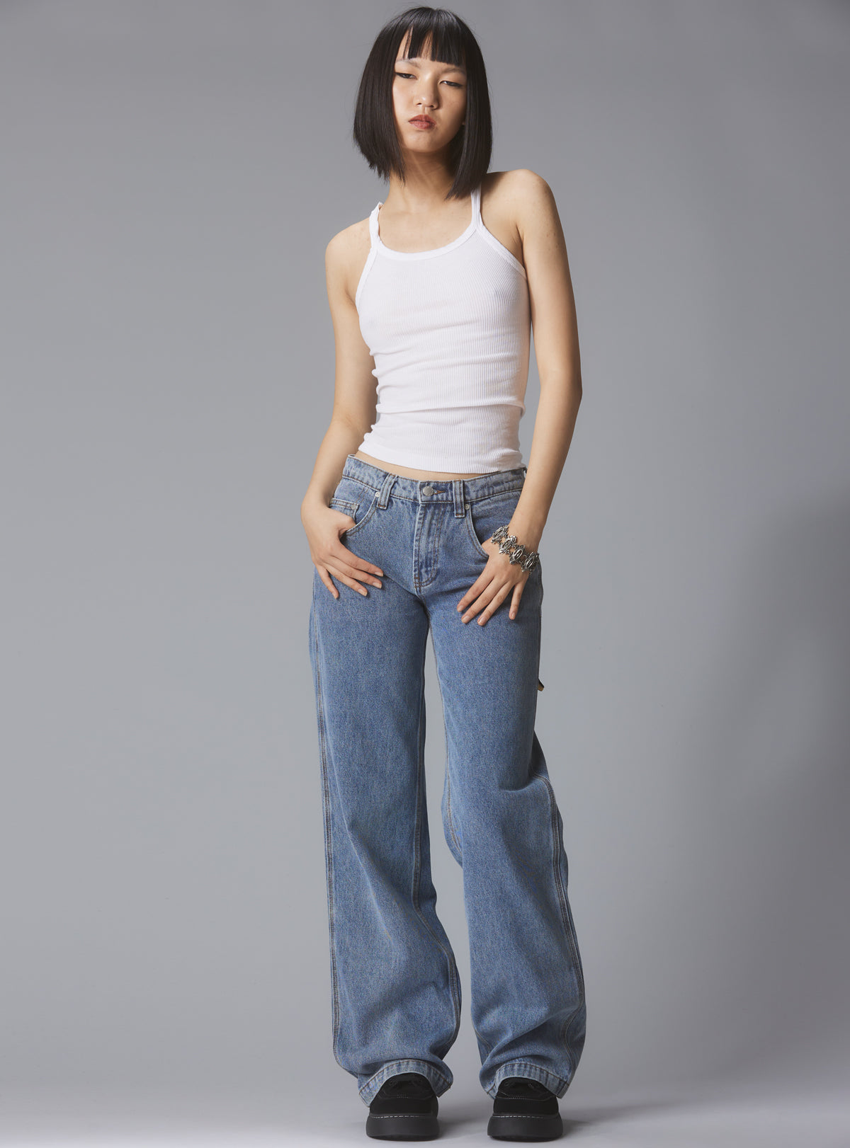 Super Relaxed Fit Jean - Blue | UNIF Clothing on Sale