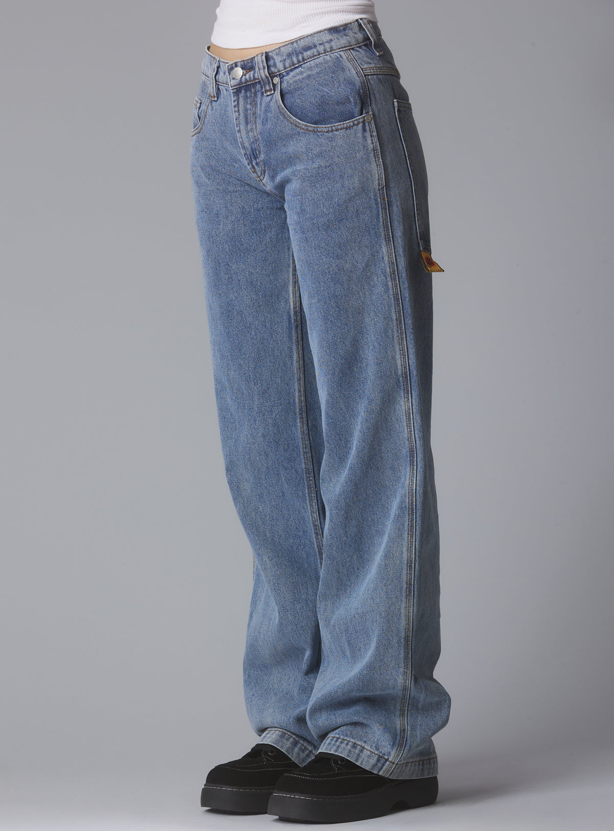 Super Relaxed Fit Jean - Blue | UNIF Clothing on Sale