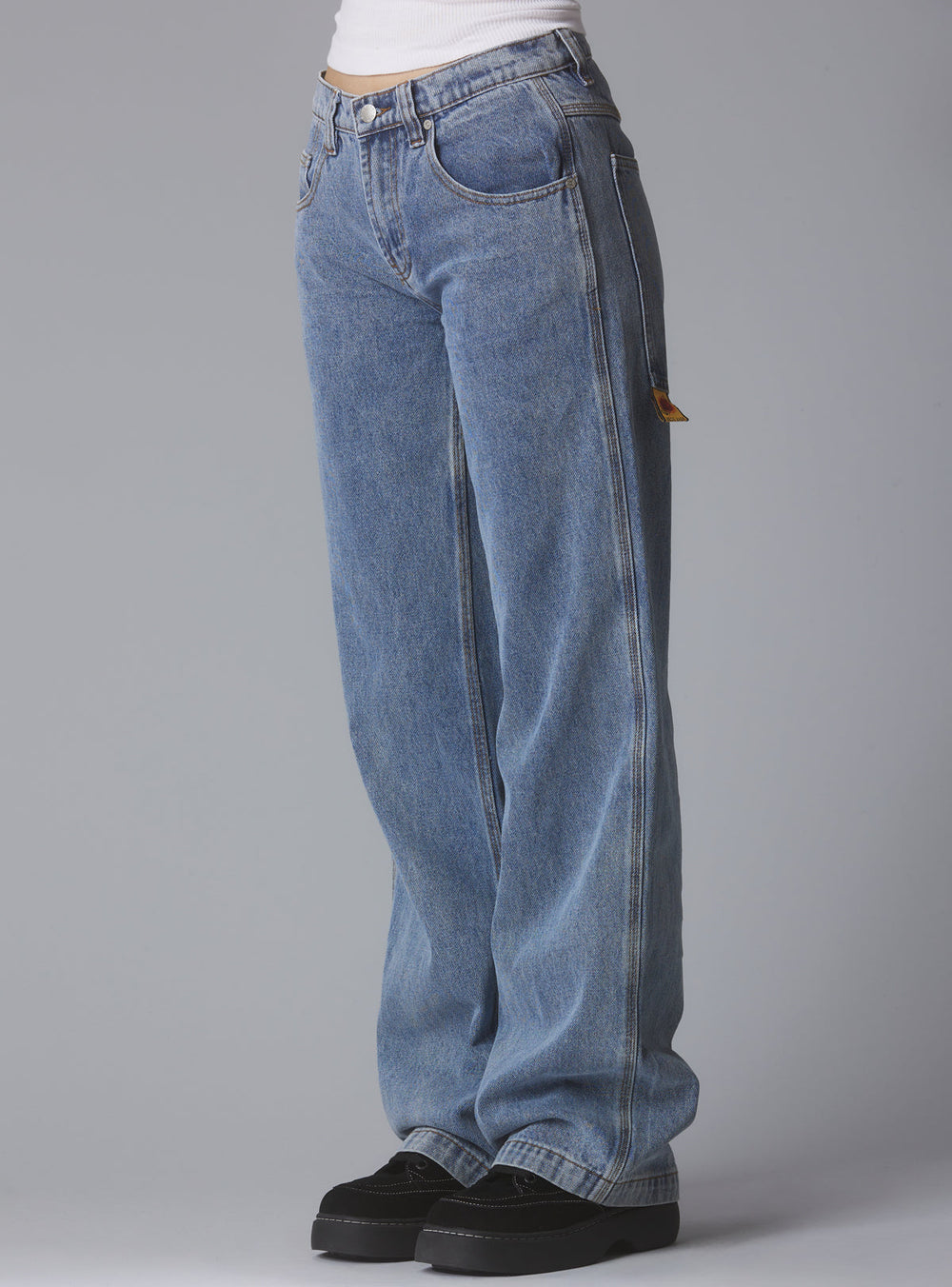 Super Relaxed Fit Jean - Blue | UNIF Clothing on Sale