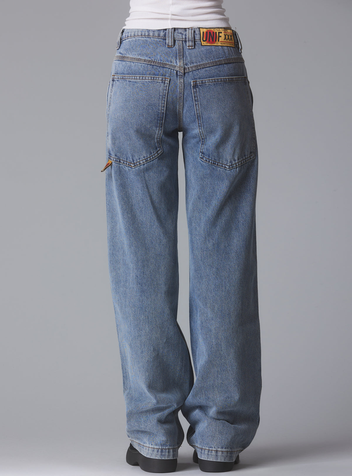 Super Relaxed Fit Jean - Blue | UNIF Clothing on Sale