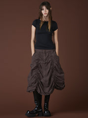 Dune Skirt - Dark Brown | UNIF Clothing on Sale