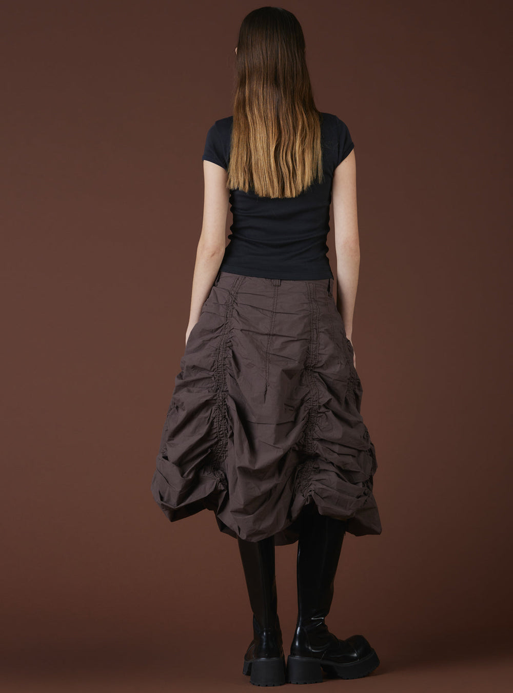 Dune Skirt - Dark Brown | UNIF Clothing on Sale