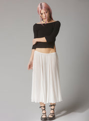 Rae Skirt - White | UNIF Clothing Sale