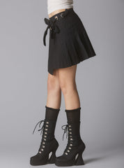 Knot Skirt - Black | UNIF Clothing discount