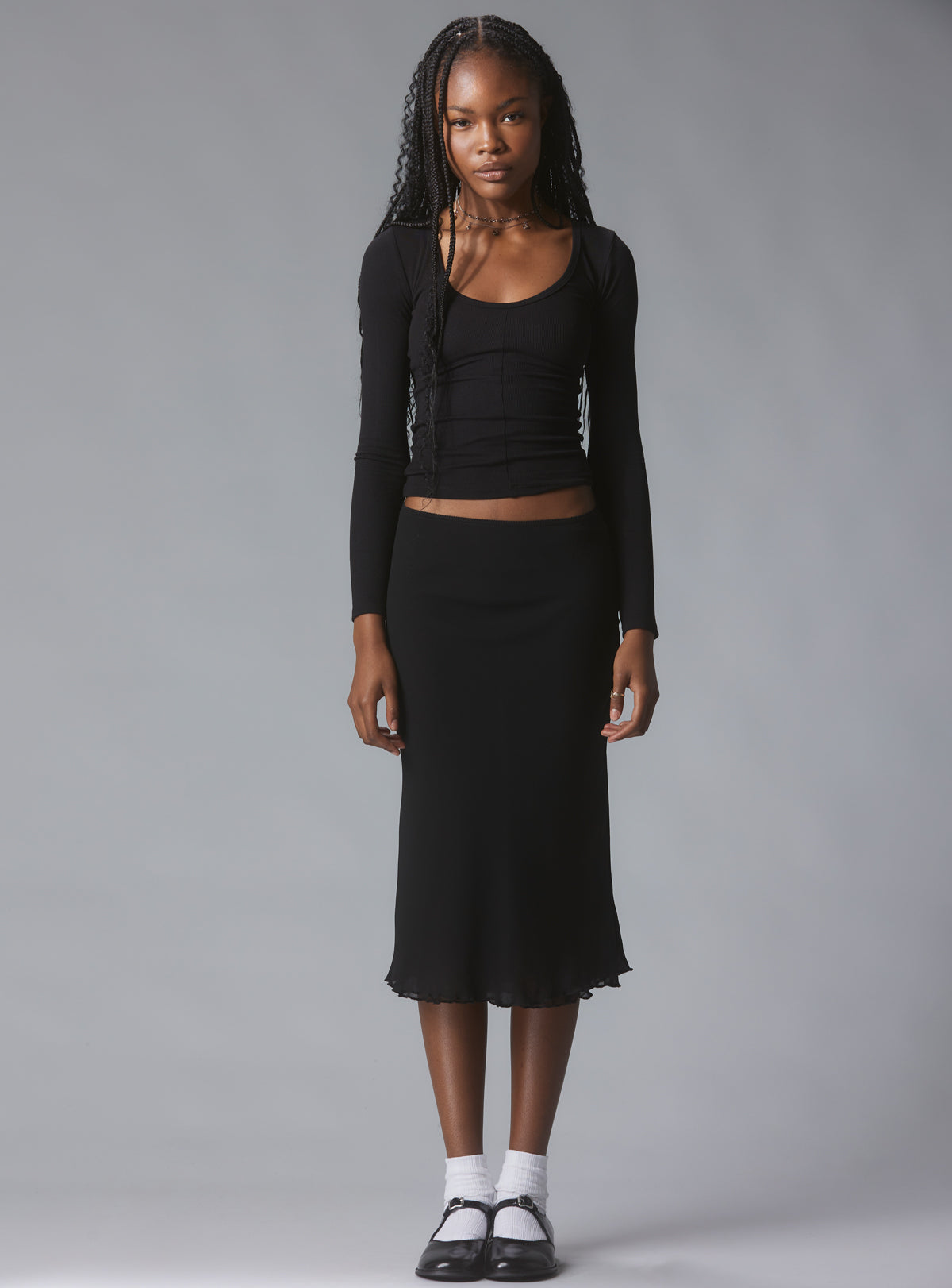 XO Skirt - Black | UNIF Clothing online