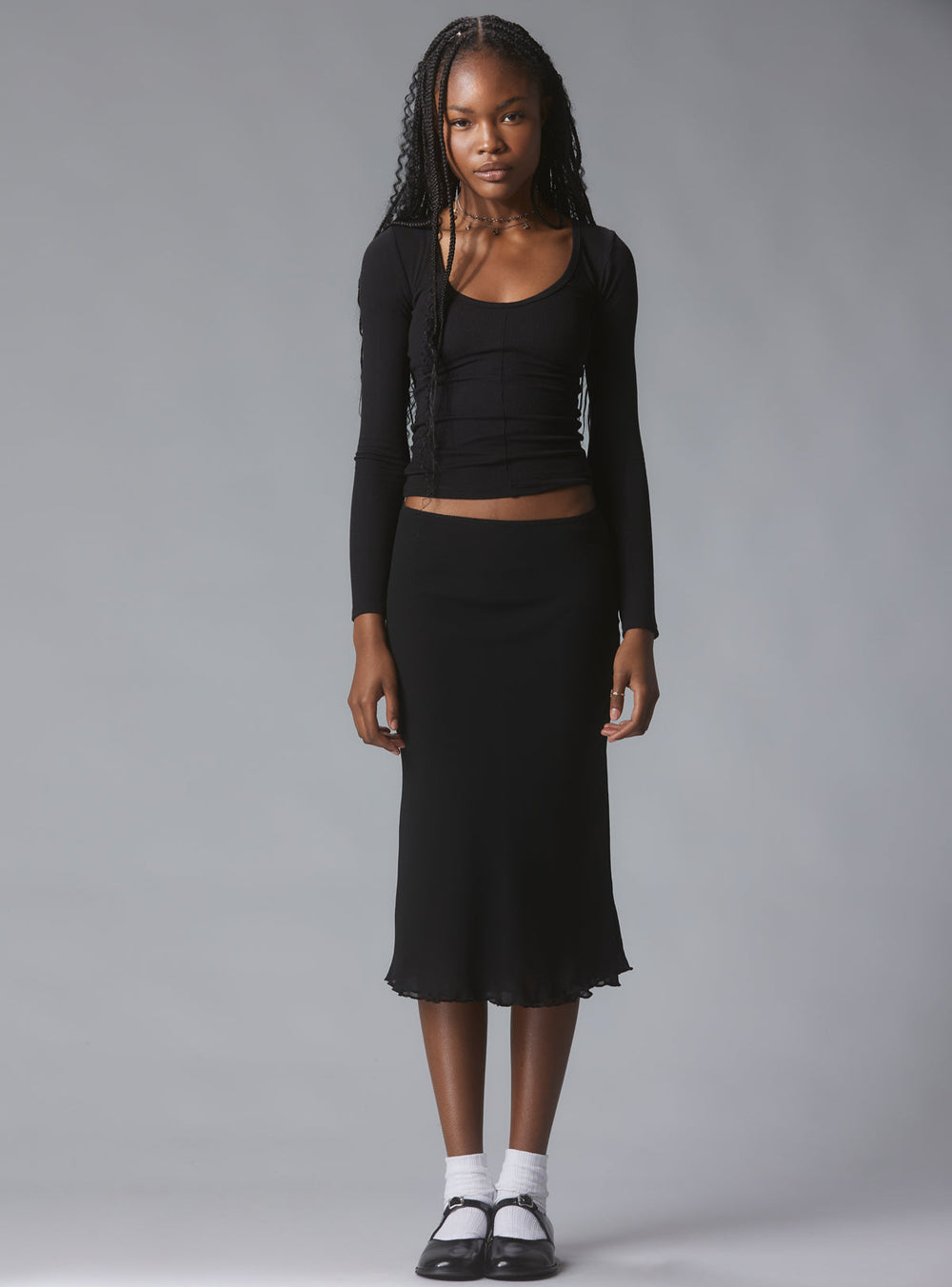 XO Skirt - Black | UNIF Clothing online